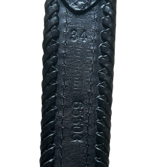 Vintage Southwestern Beaded Leather Belt Size 34 Western Boho - Picture 8 of 16